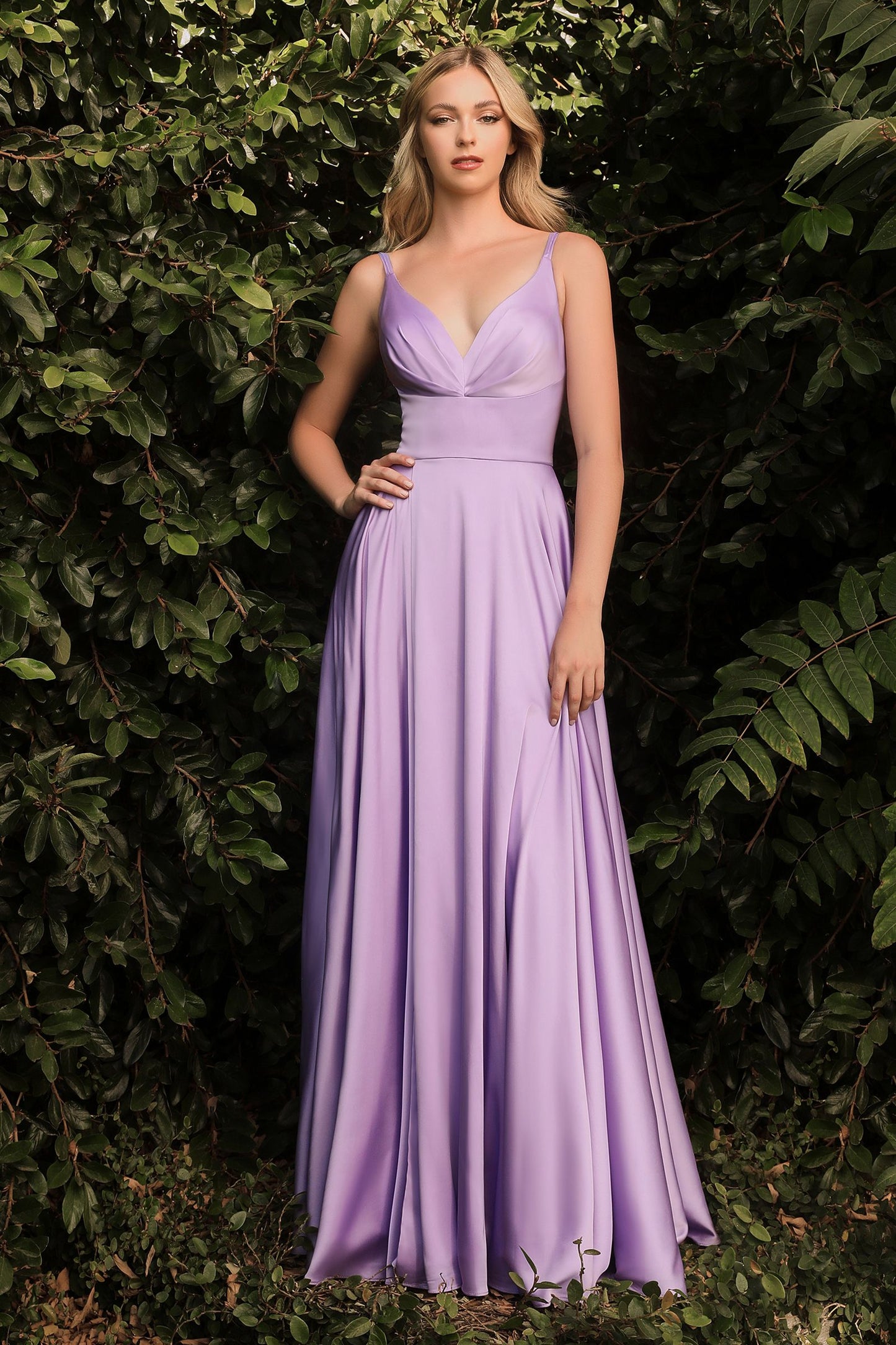 Satin Sleeveless A-line Bridesmaid Dress