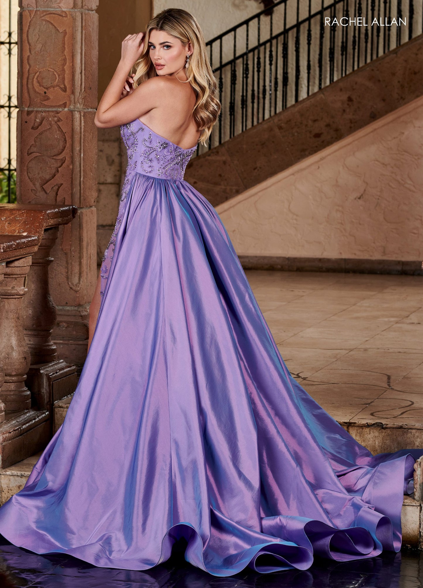 Strapless Fit & Flare Pageant Dress