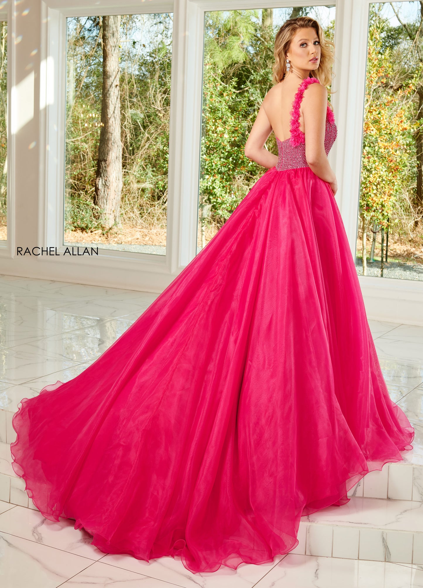 One Shoulder A-line Pageant Dresses